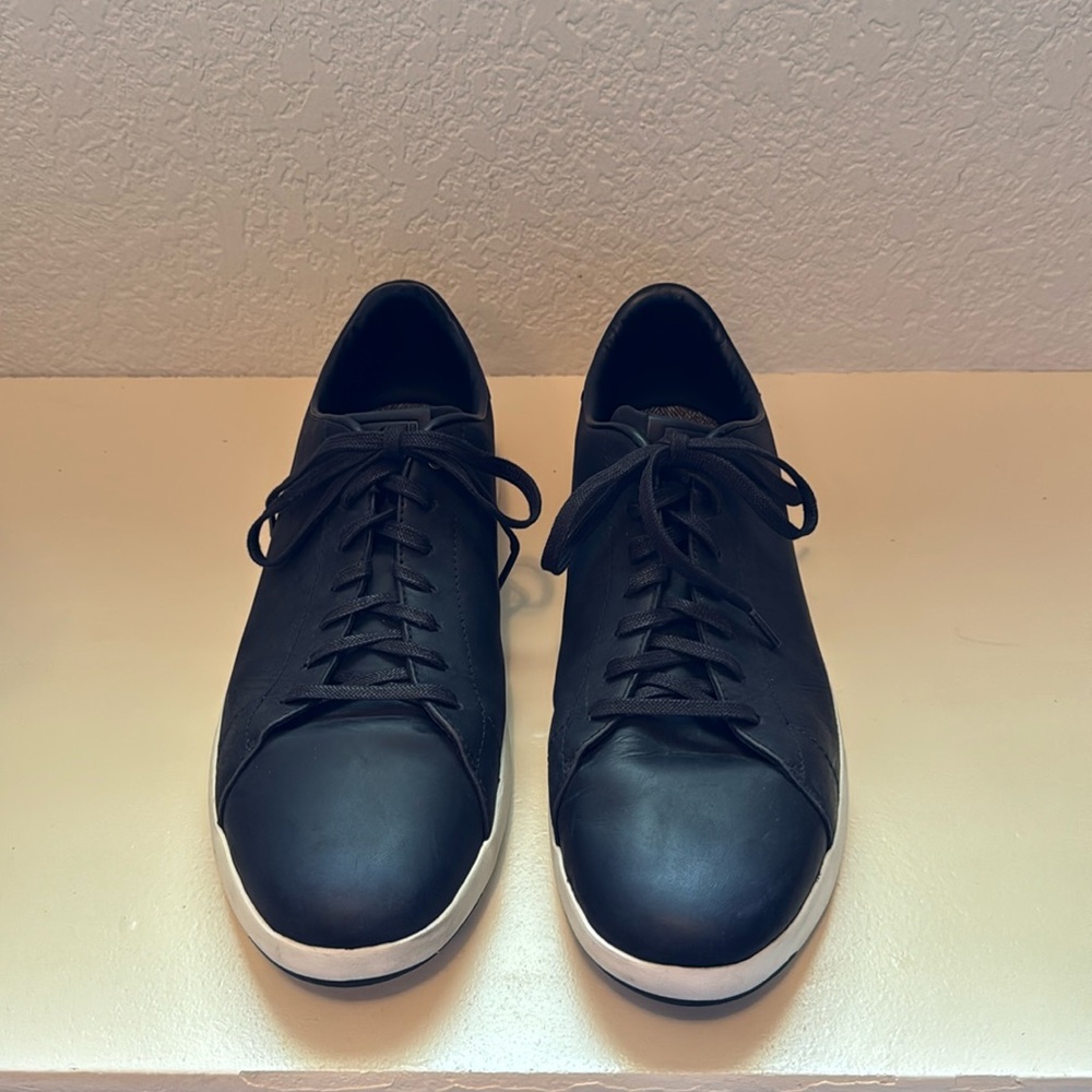 Cole Haan Grandpro Men’s Black Leather Tennis Shoes